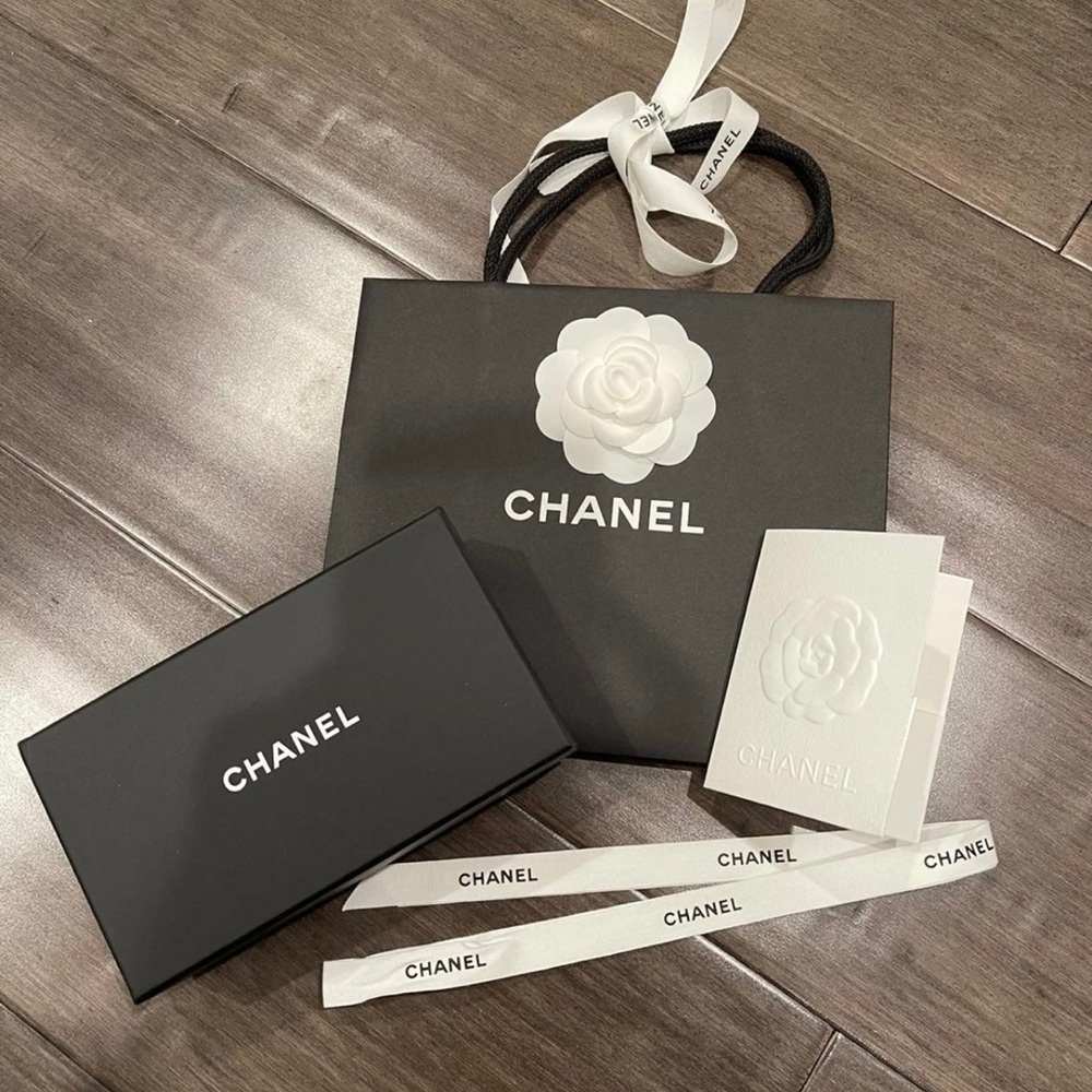 Chanel shopping gift bag and gift box